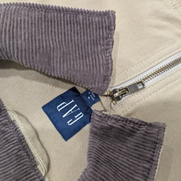 GAP Men's Barn Chore utility jacket Tan Brown M - Picture 3 of 12